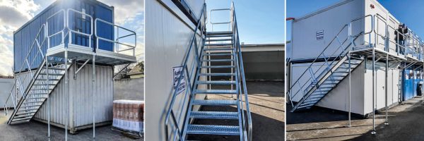 Schody kontenerowe – modułowe konstrukcje.