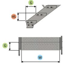 schody modułowe LINEA wymiary